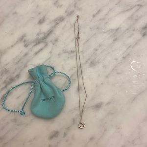 TIFFANY & CO. open heart necklace